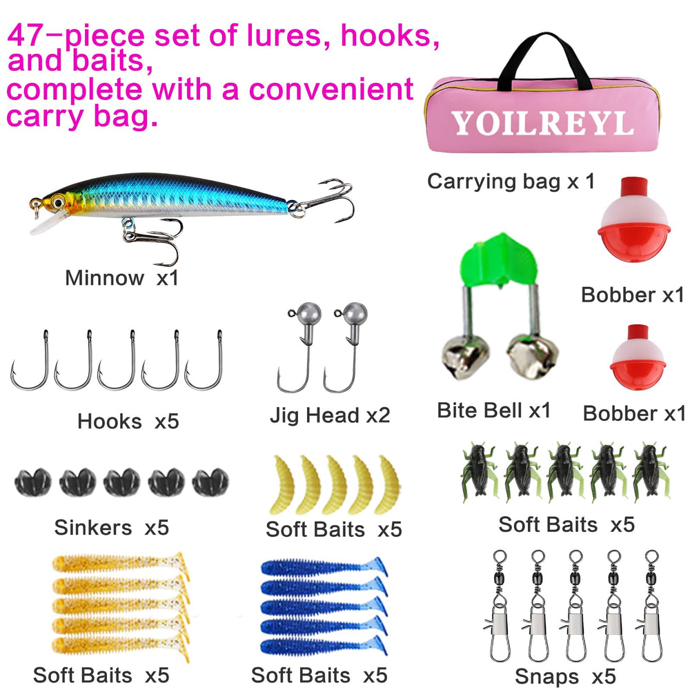 Yoilreyl beginner-friendly set makes a thoughtful gift for kids and aspiring anglers.