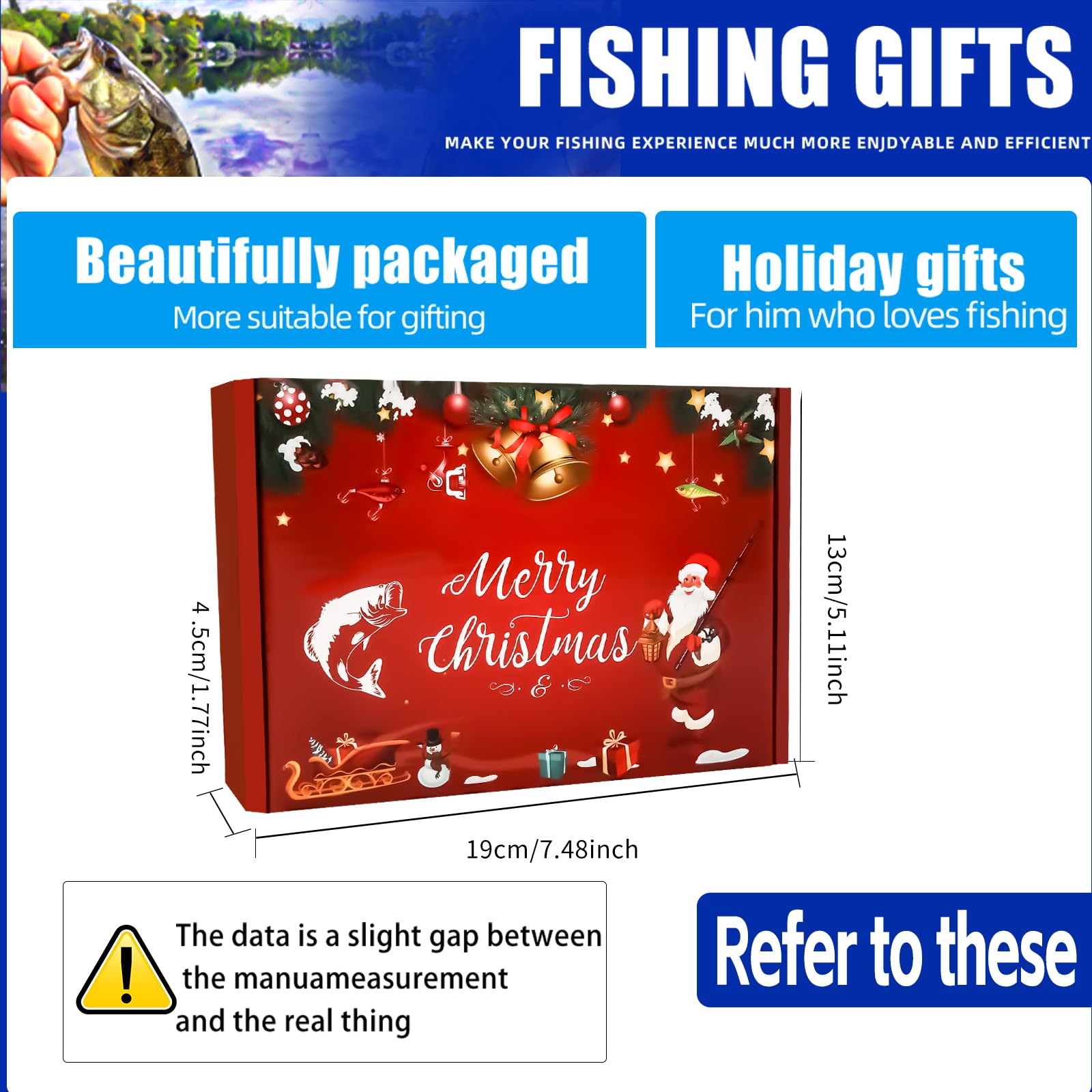 Yoilreyl festive tackle box gift promotes shared outdoor moments this holiday season.