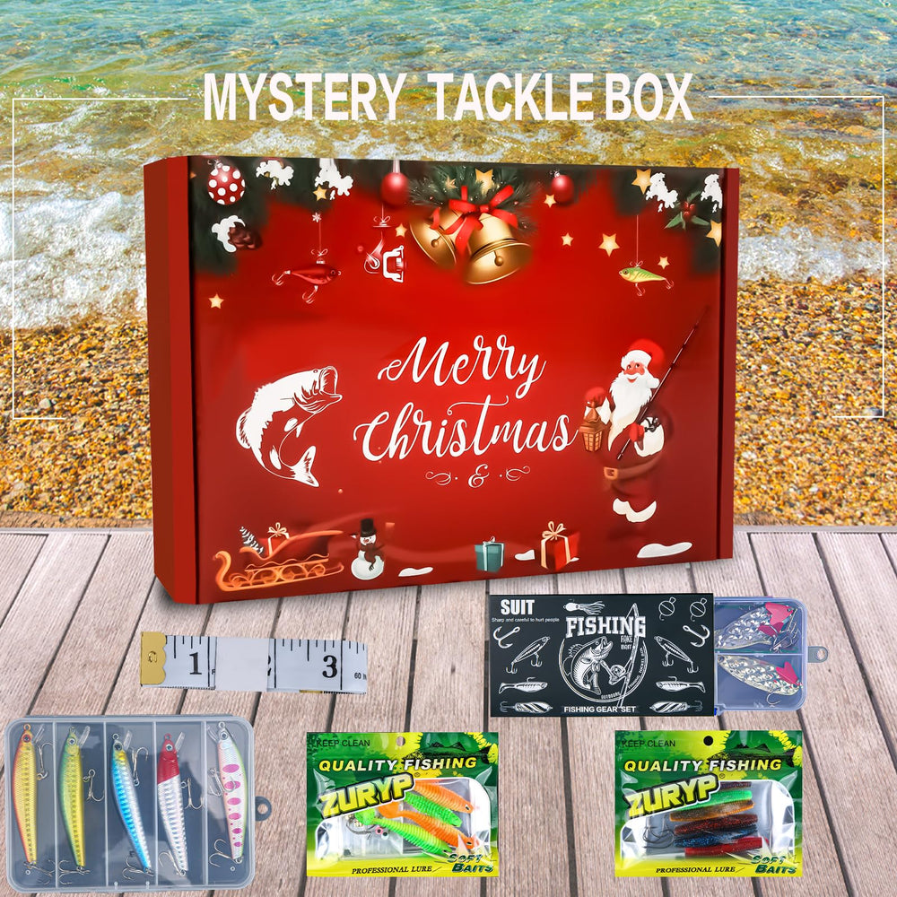 Yoilreyl fishing tape measure included for quick on site lure setups.