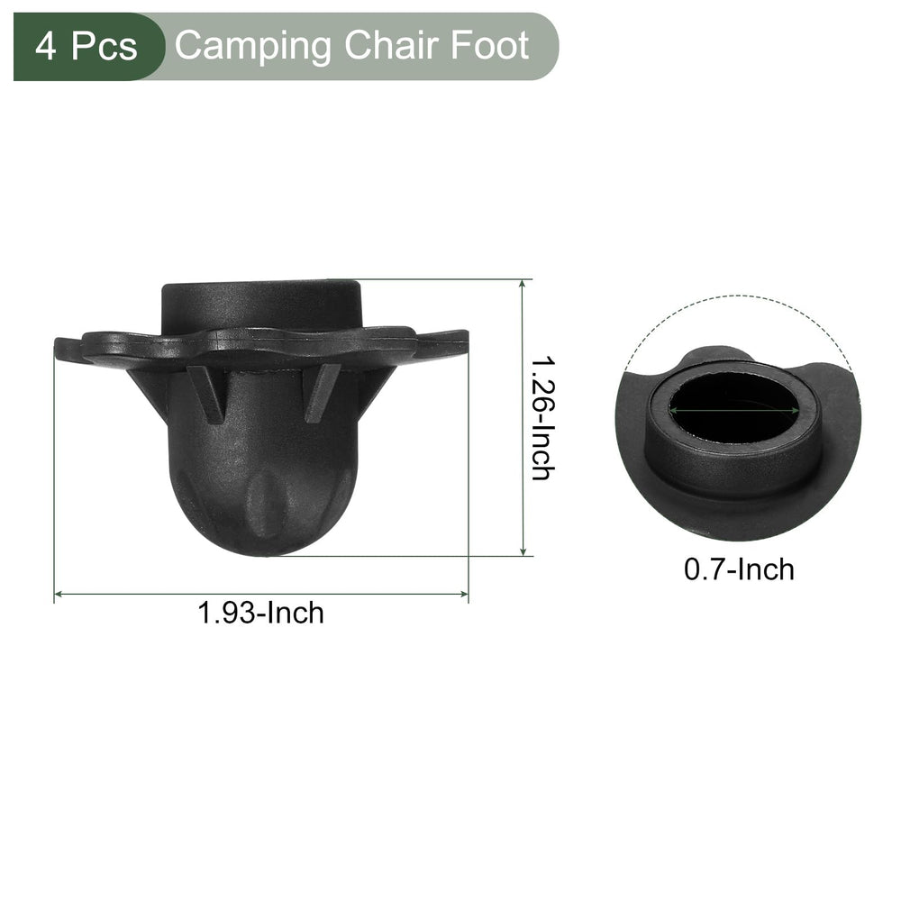 YOKIVE chair feet anti-slip on soft ground keeps your seat steady on grass.