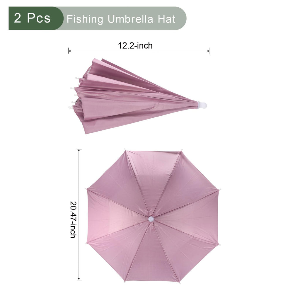 Yokive umbrella hat folded compact fits in a bag for travel.