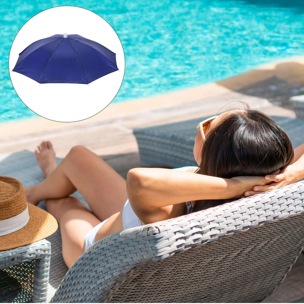 YOKIVE umbrella hat ribs are lightweight plastic for comfort