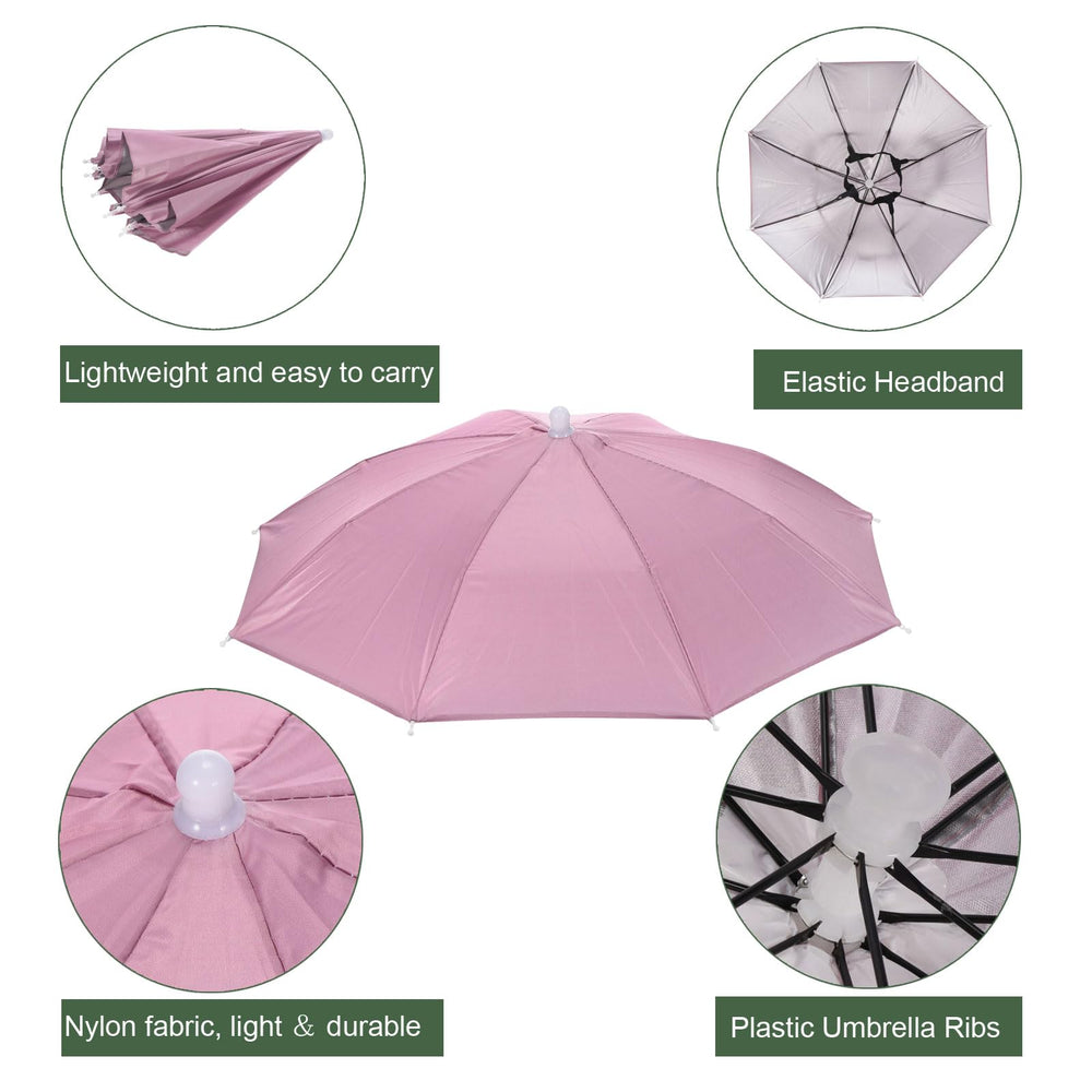 Yokive umbrella hat two-pack keeps you prepared for shared adventures.