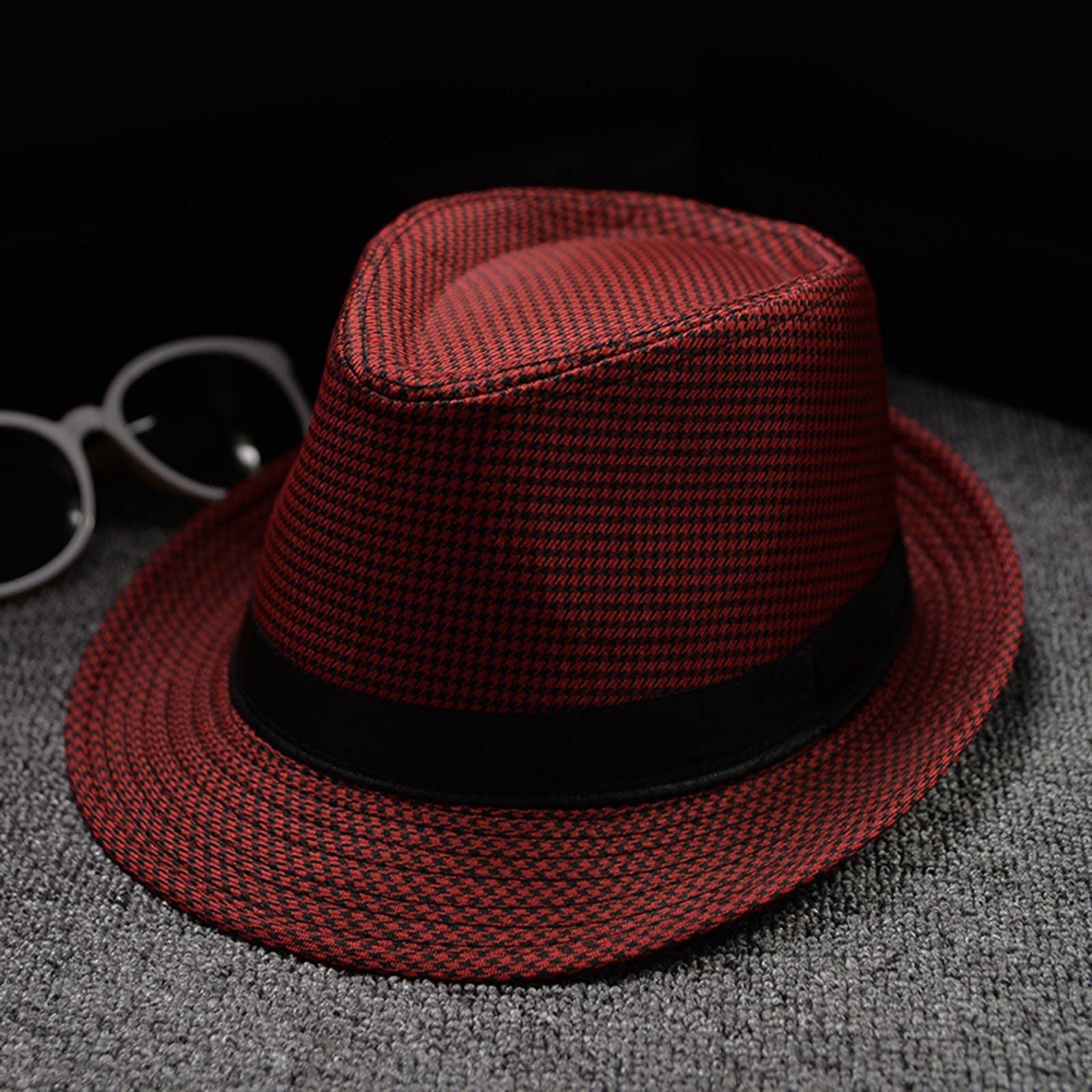 YOLAI Panama hat with band detail, lightweight travel companion.
