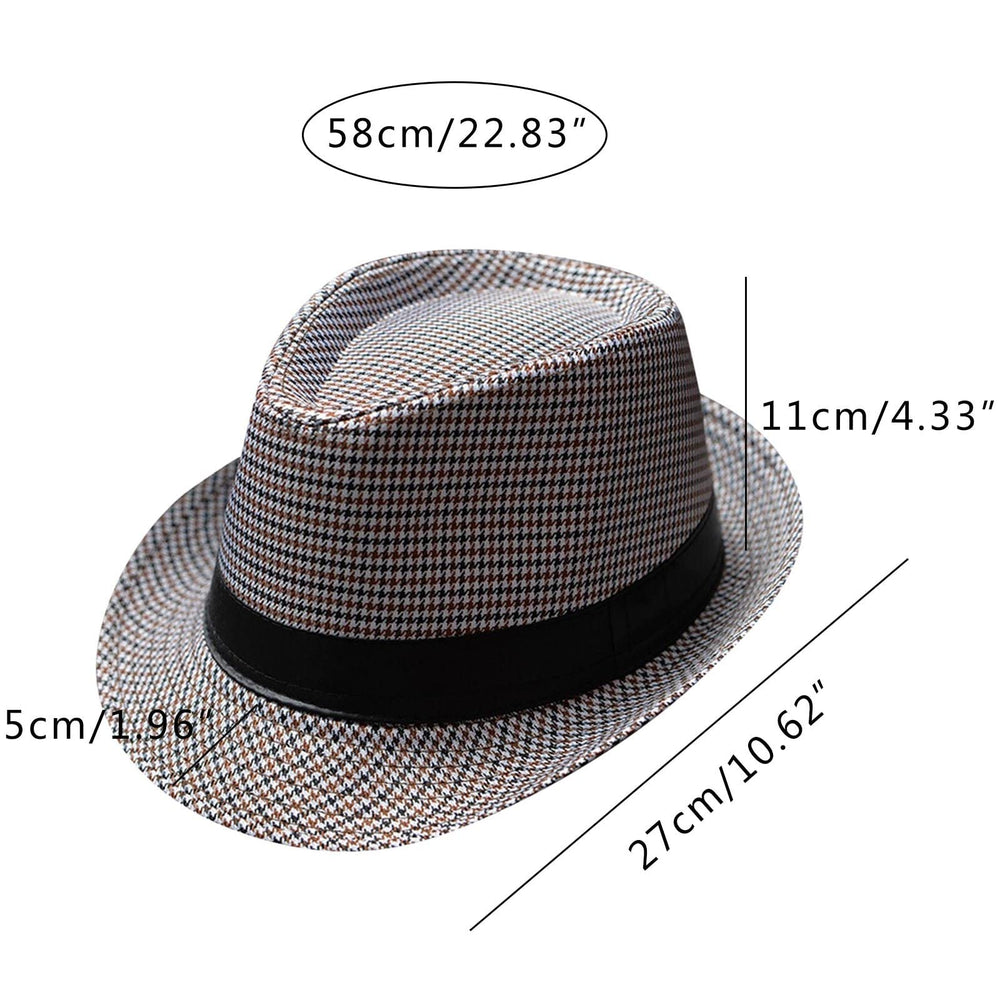 YOLAI trilby close-up shows hat band for versatile styling.