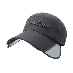 YOLAI wide brim cap – front view with quick-dry fabric for outdoor wear.