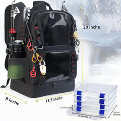 Backpack cooler compartment with insulated lining