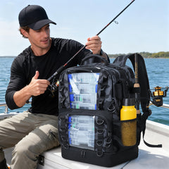 YOLIBON camouflage fishing backpack with rod holders