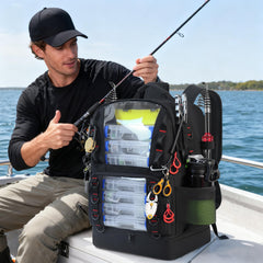 Side view showing cooler compartment