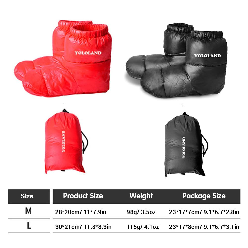 YOLOLAND duck-down fill provides soft insulation for lightweight warmth