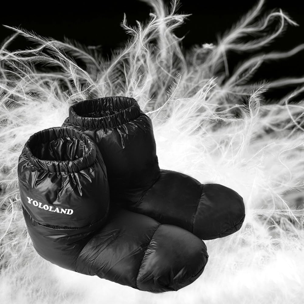 YOLOLAND Waterproof nylon shell keeps feet dry in damp environments.