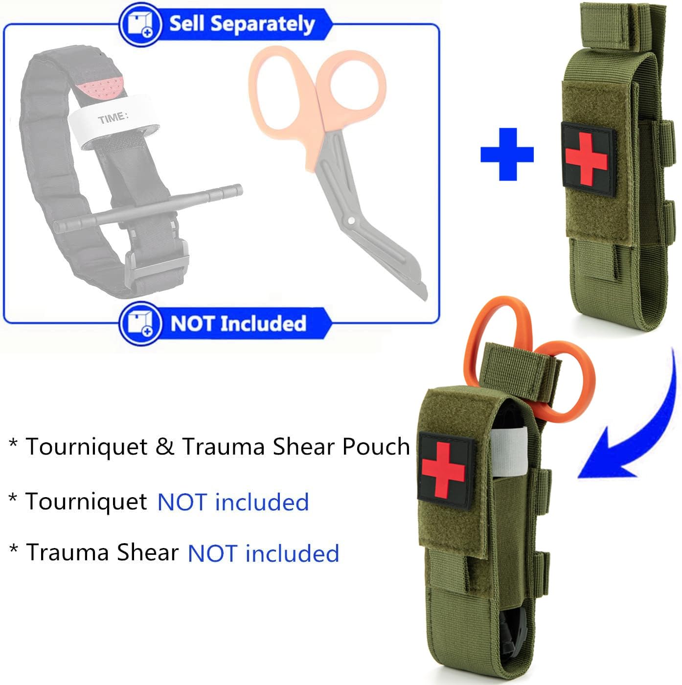 YONCONO back view highlights MOLLE straps for versatile attachment.