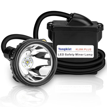 Yongkist safety mining light headlamp front view for high-visibility tunnel work