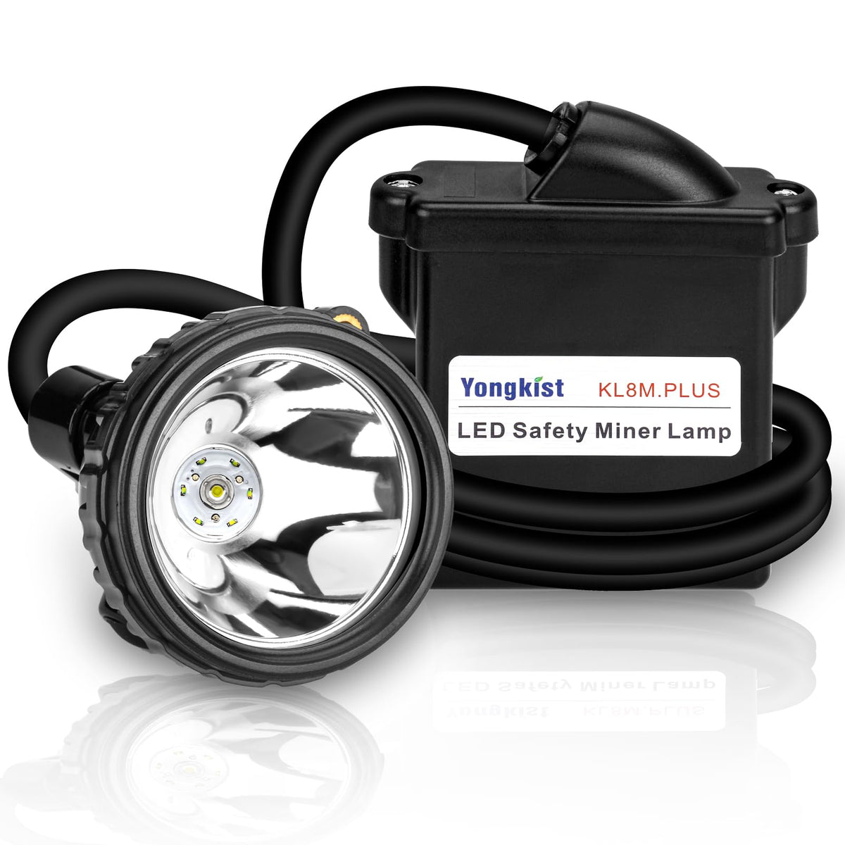 Yongkist safety mining light headlamp front view for high-visibility tunnel work