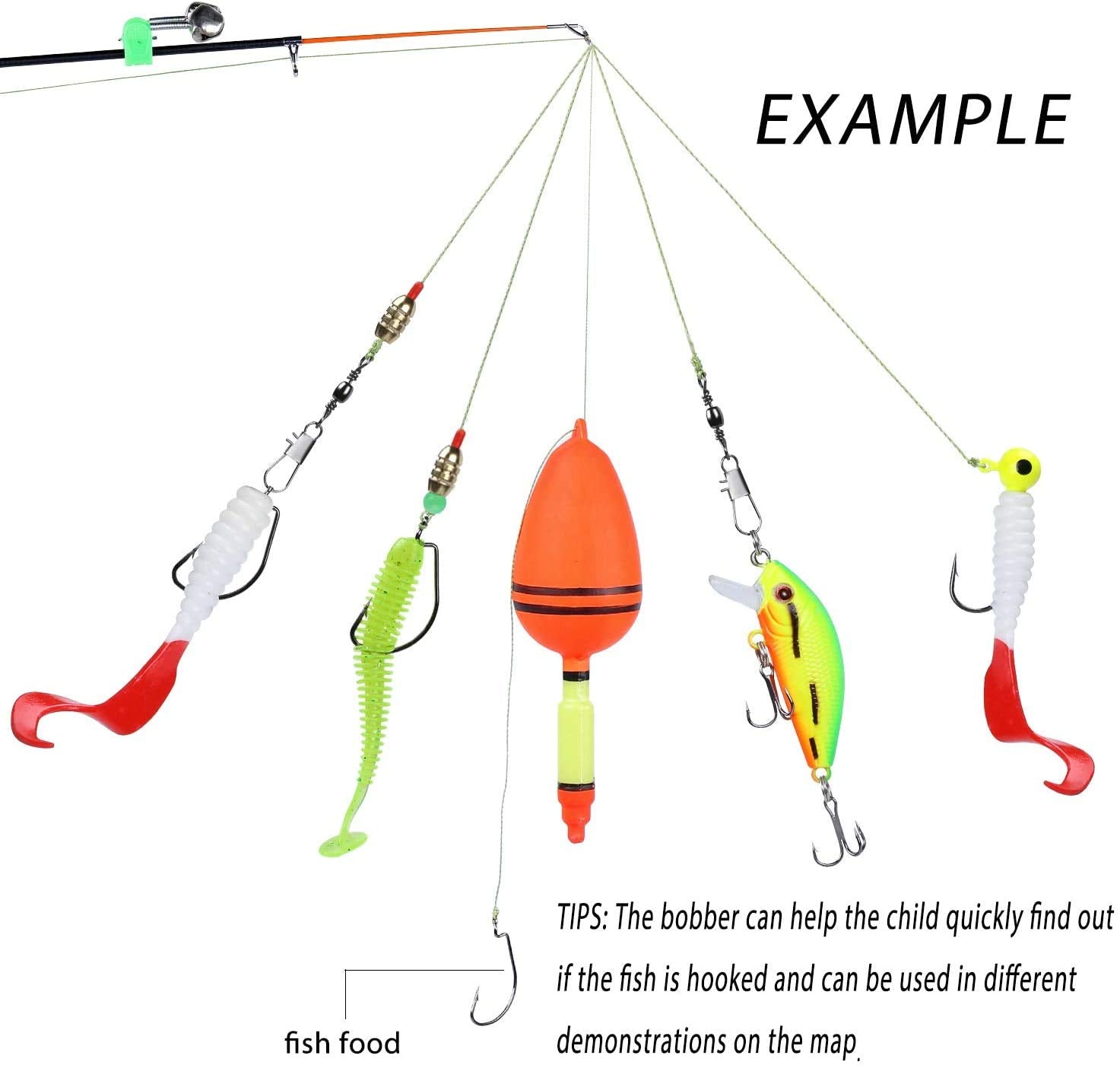 YONGZHI bright color rod design for easy identification and fun use