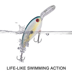 Colorful YONGZHI crankbait displaying realistic patterns