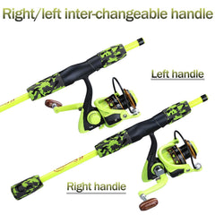 Bright colorful rod with corrosion-resistant guide system