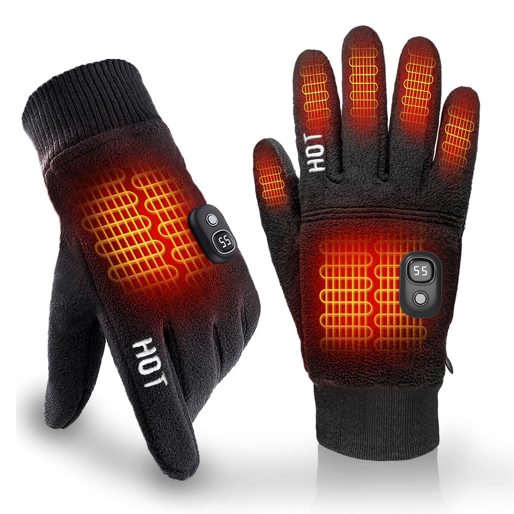 Yoostooper rechargeable heated gloves warmth provide long-lasting heat for outdoor winter activities.