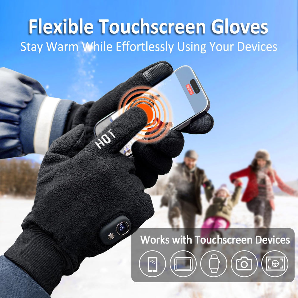 Yoostooper touchscreen-enabled gloves allow phone use without removal.