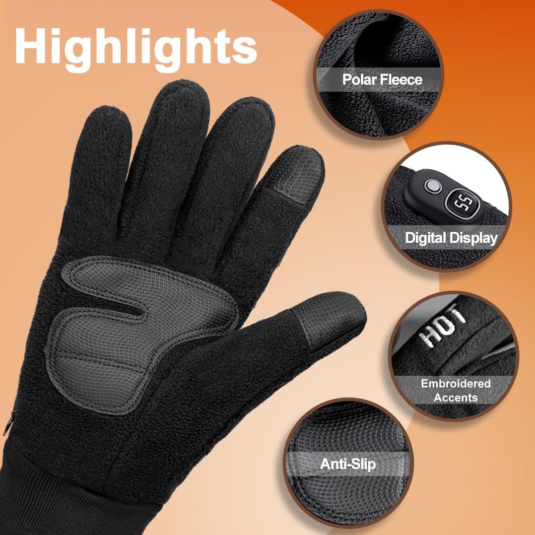 Yoostooper winter outdoor gloves ideal for skiing, cycling, and hunting.