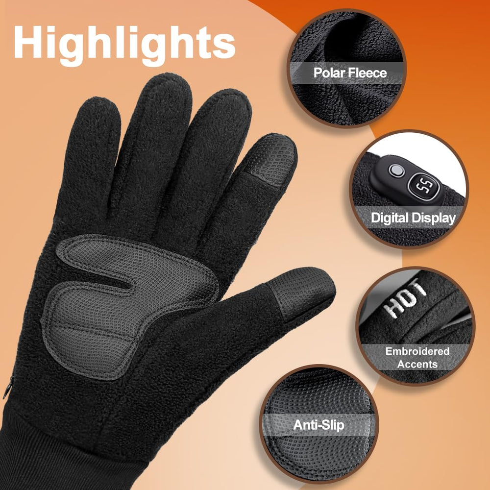 Yoostooper winter outdoor gloves ideal for skiing, cycling, and hunting.