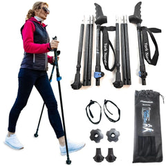 York Nordic Motivator Swift Connect Grip shows a stable hold for confident walking.