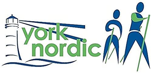 York Nordic Nordic-style grips provide comfortable hand position on long walks.
