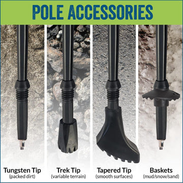 York Nordic Ultralight 7075 aluminum body emphasizes lightweight sturdiness.