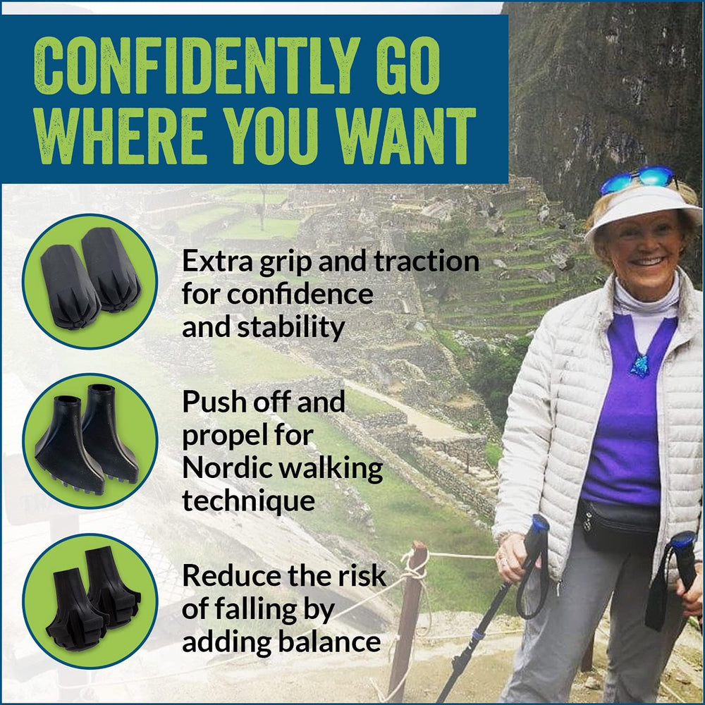York Nordic VTread combination pack two medium and two round tips for versatility.