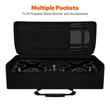 Yorkenbe front pocket stores accessories for easy access.