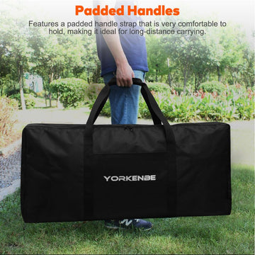 Yorkenbe padded handles offer a comfortable, fatigue-reducing grip.