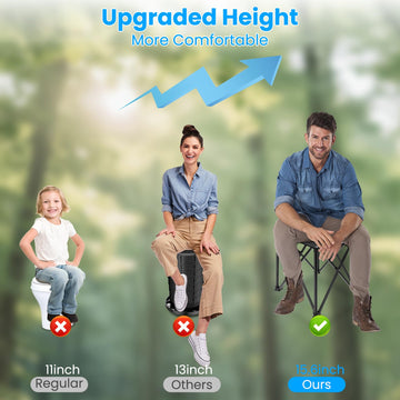 YOSN portable toilet adult comfort height supports natural seating.