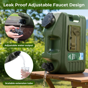 YOSN portable water tank designed for hiking and outdoor adventures