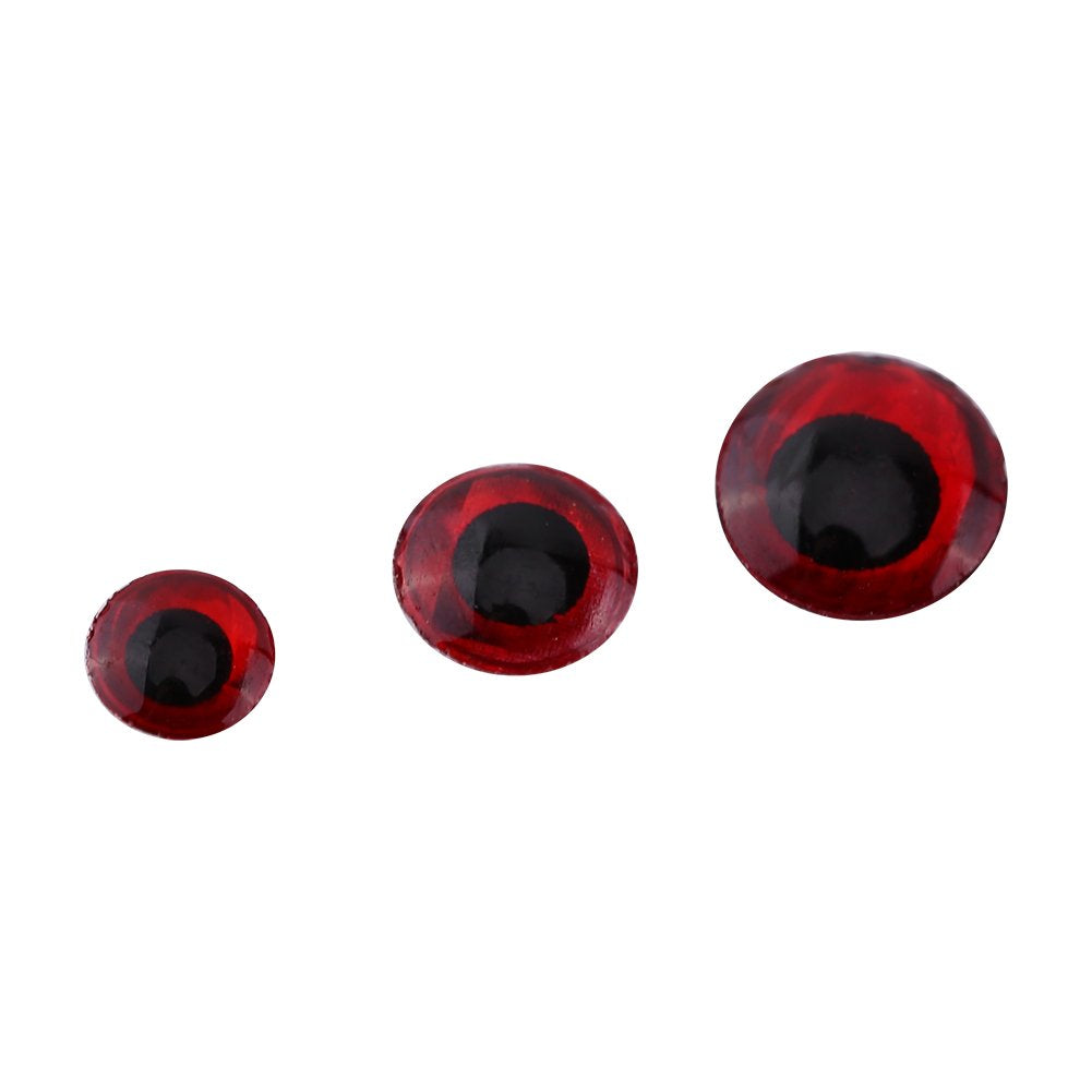 Yosoo 3D fishing eyes 4mm gold closeup improves visibility and attraction.