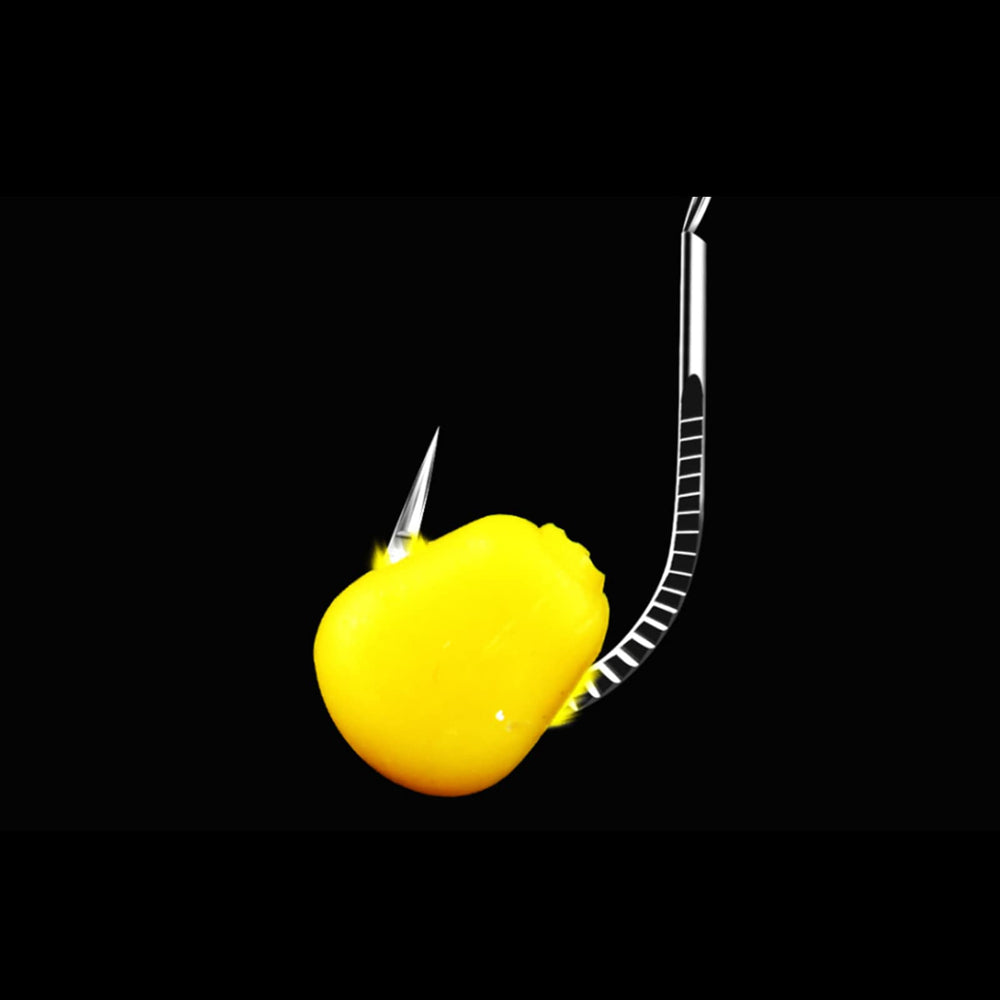 Yosoo carp baits floating design visible on water surface during fishing
