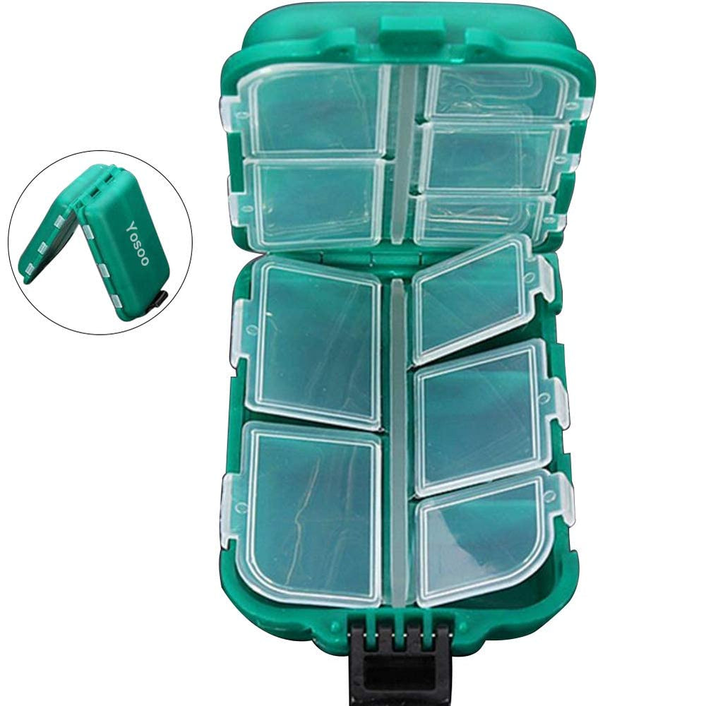 Yosoo compact portable design fits backpacks and boats.