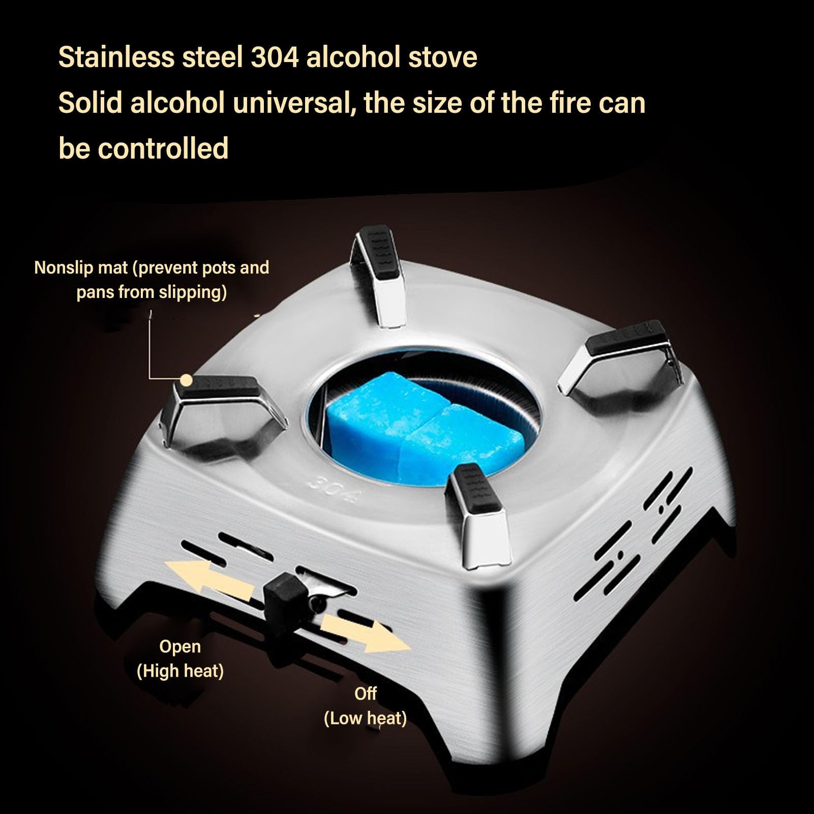 Yosoo compatible with solid and liquid fuels offers flexible outdoor options