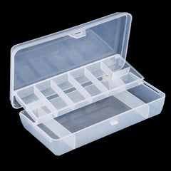 Yosoo fishing bait box with clear lid for quick lure viewing.