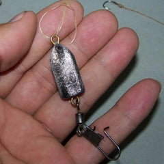 Yosoo Health Gear 20g fishing sinker with interlock snap for deeper water casting.