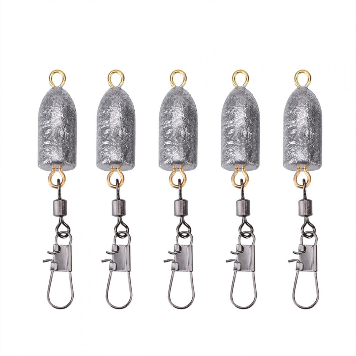 Yosoo Health Gear 6g interlock fishing sinker with snap for quick connection.