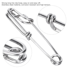 Yosoo Health Gear tuna clip swivel design keeps lines tidy and twist-free.