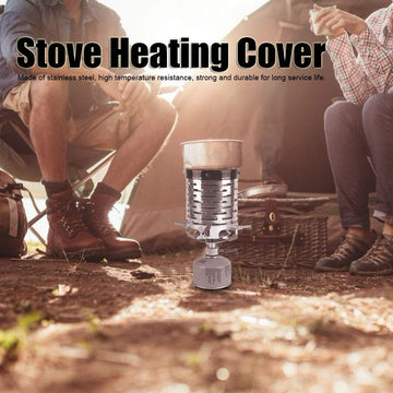 Yosoo Mini Stove Heating Cover with storage bag keeps gear organized.