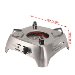 Yosoo stainless-steel drawer stove durable construction for rugged camping