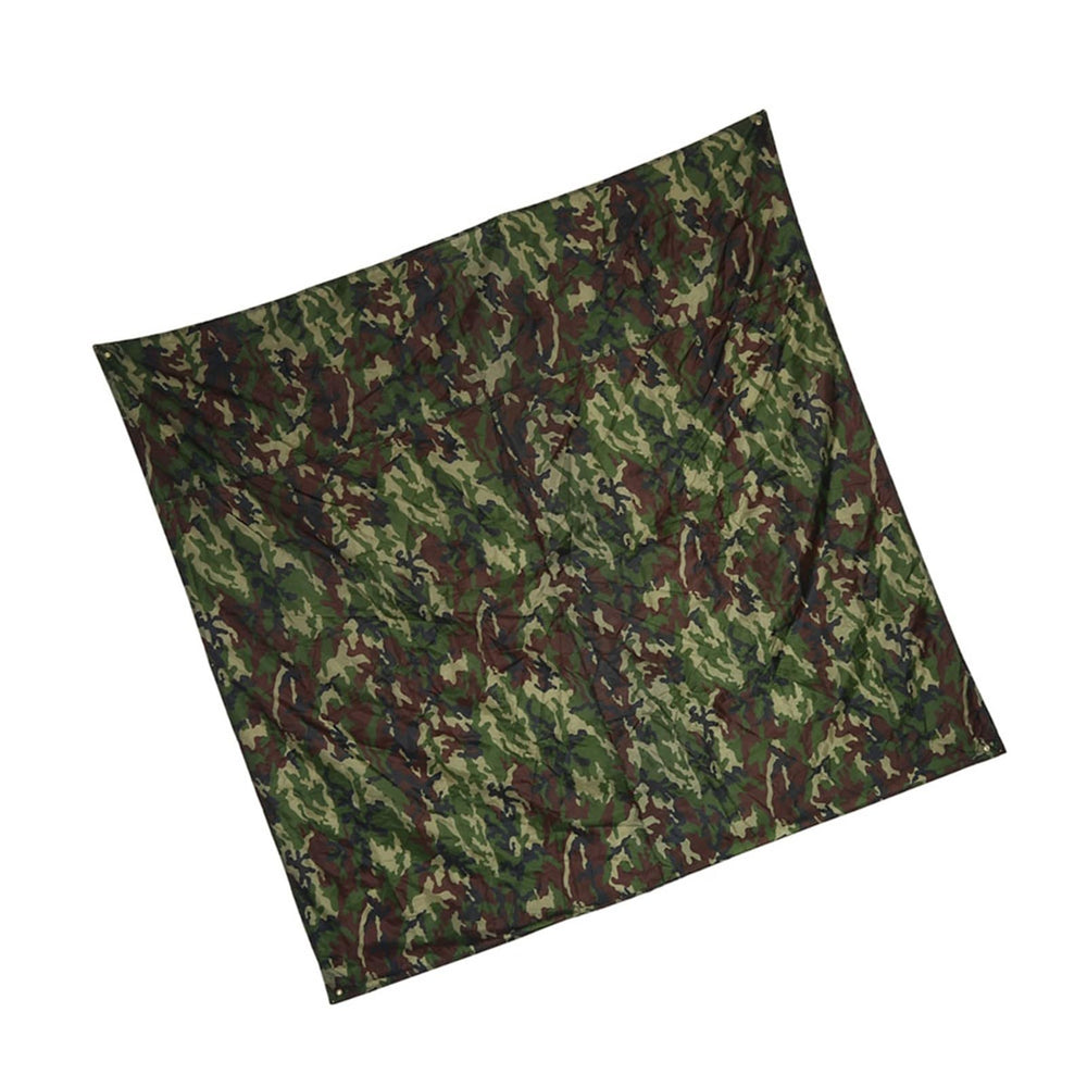 Yosoo tent tarp folded neatly fits a lightweight travel bag.