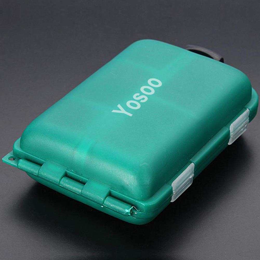 Yosoo travel-ready tackle box for kayak and boat storage.
