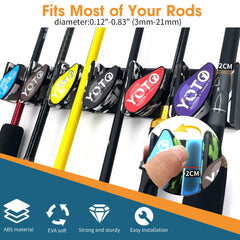 Multiple color options for YOTO rod holders