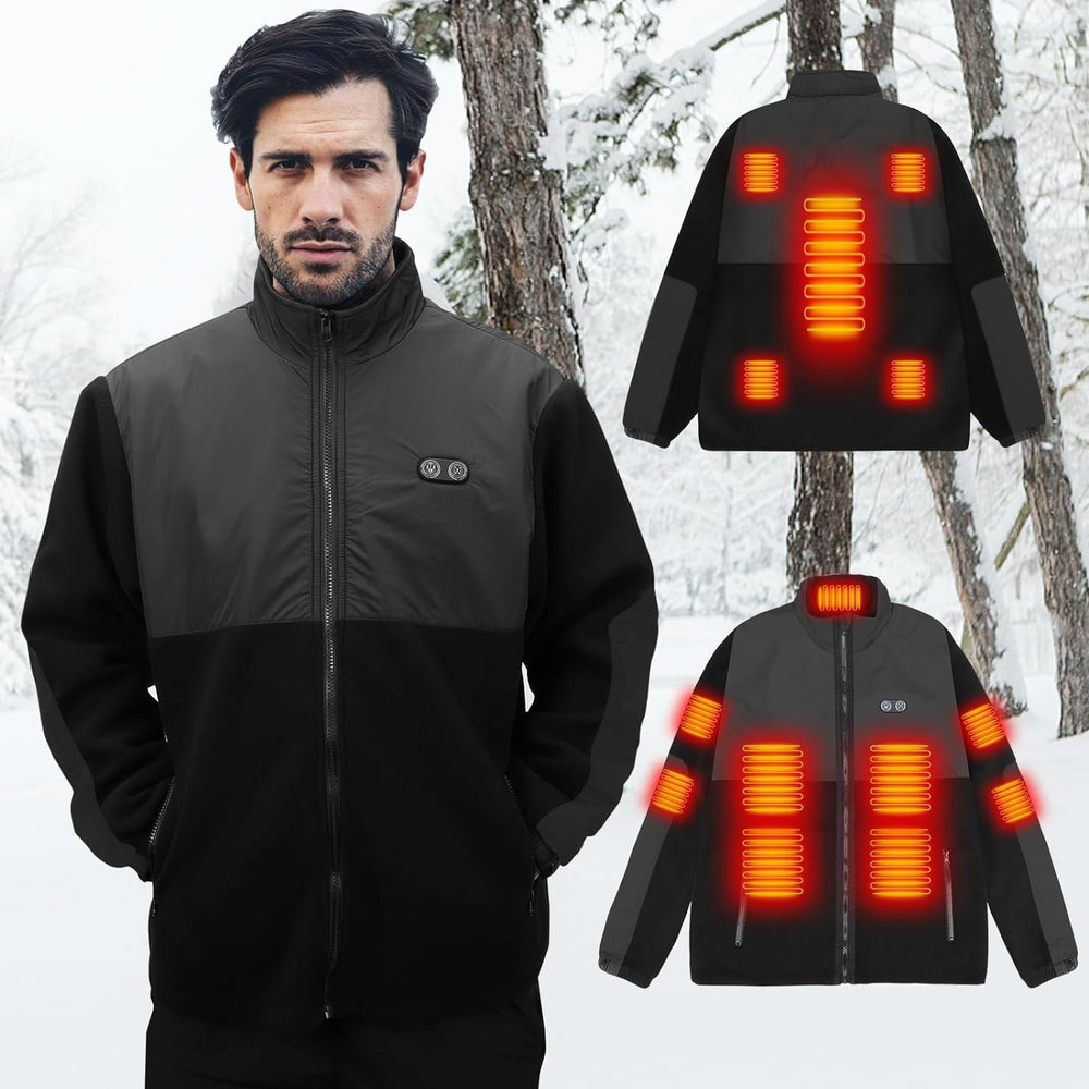 Yottjacky heated jacket side pockets with durable closures for secure storage