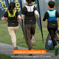 YOUGLE Kids hydration backpack side pocket keeps essentials organized during hikes