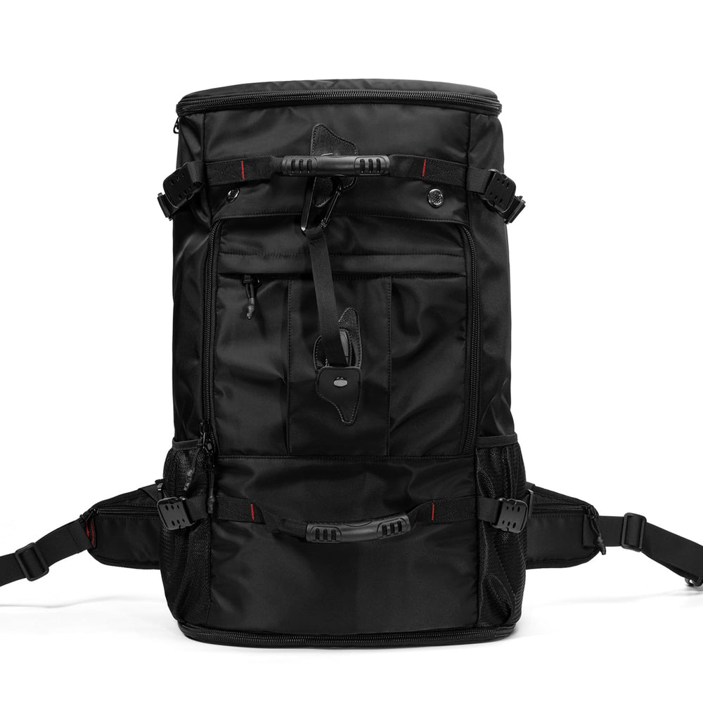 YOUMIAN 65L extra-large backpack back panel for heavy load comfort.