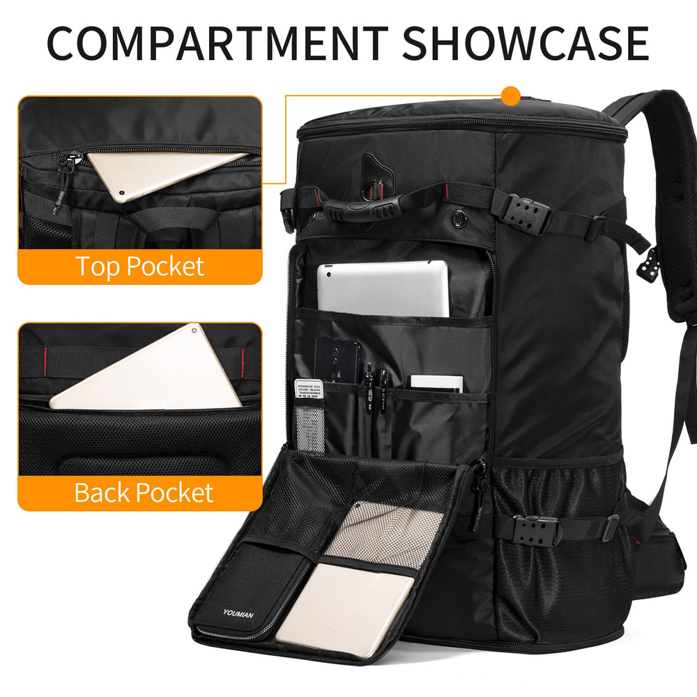 YOUMIAN water-resistant fabric withstands rain during outdoor adventures.